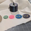 Bộ dụng cụ hỗ trợ vẽ đường may (Seam Allowance) - Hệ mét và hệ inch - Thumbnail 3