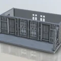 Nhà kho gỗ 28mm cho sa bàn Wargame và mô hình đường sắt - Thumbnail 7