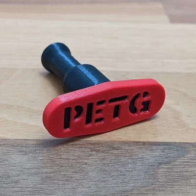 Nắp bịt ống PTFE kèm nhãn đánh dấu Filament