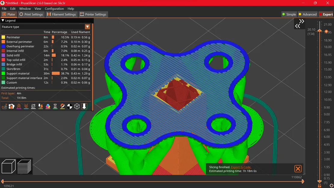 Mẫu in thử Organic/Tree Support nhanh và dễ - Image 3