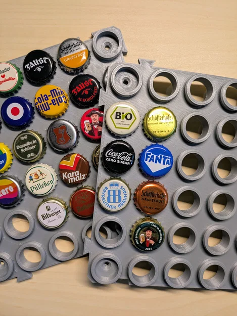 Bảng treo sưu tập nắp chai (Bottle-Cap Collector Plate) - Image 1