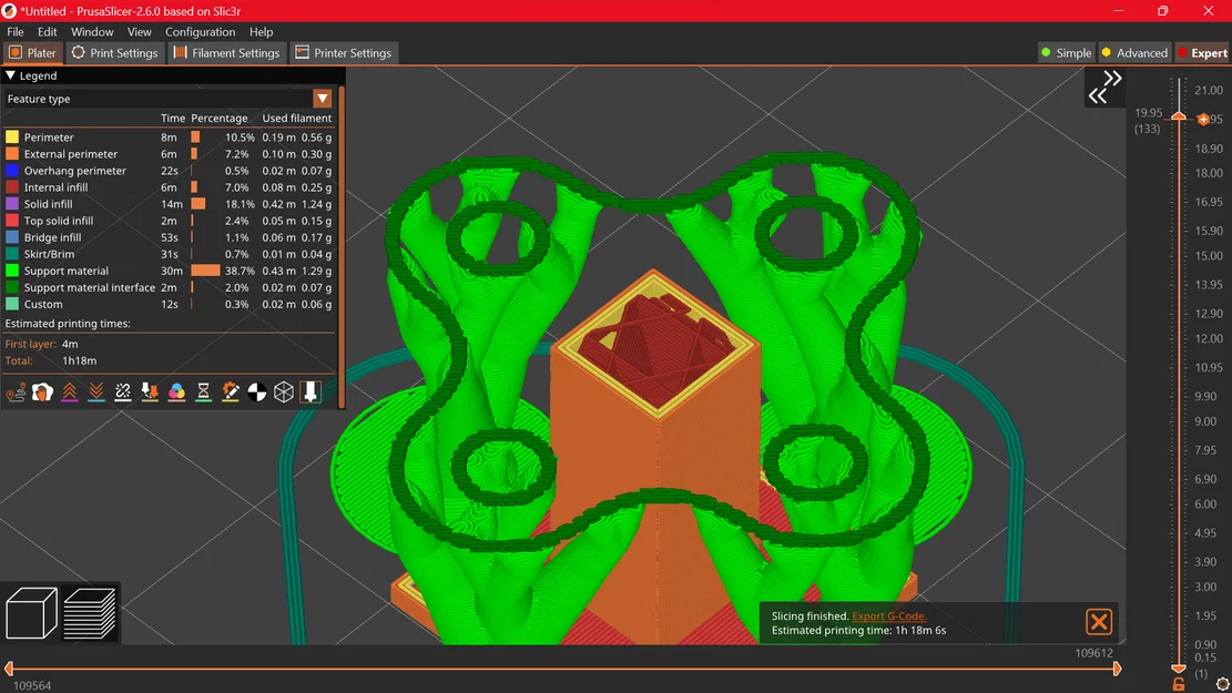 Mẫu in thử Organic/Tree Support nhanh và dễ - Image 4