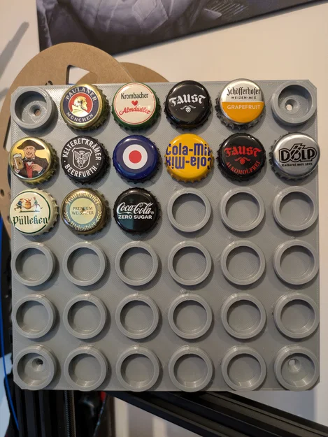 Bảng treo sưu tập nắp chai (Bottle-Cap Collector Plate) - Image 3