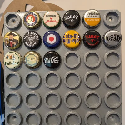 Bảng treo sưu tập nắp chai (Bottle-Cap Collector Plate)