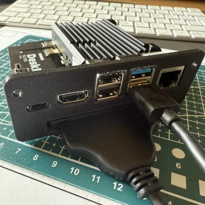 Giá đỡ Raspberry Pi 4 dạng module cho tủ rack 10 inch Homelab