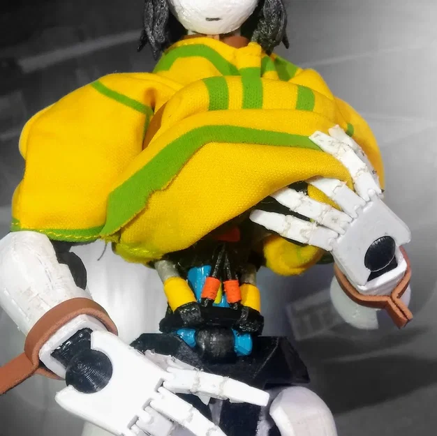 Mô hình Piston Thủy lực vùng bụng cho Dummy 13 (Cyborg Look) - Image 1