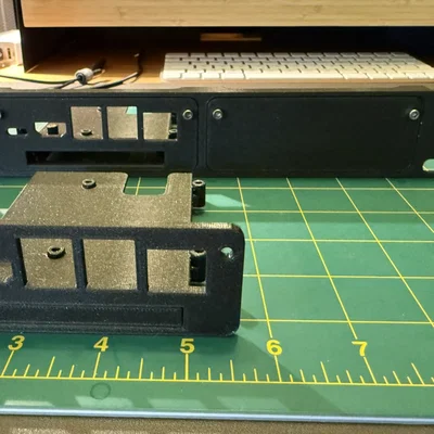 Giá đỡ Raspberry Pi 4 dạng module cho tủ rack 10 inch Homelab