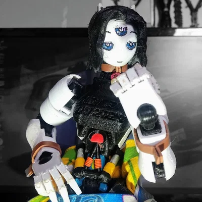 Mô hình Piston Thủy lực vùng bụng cho Dummy 13 (Cyborg Look)