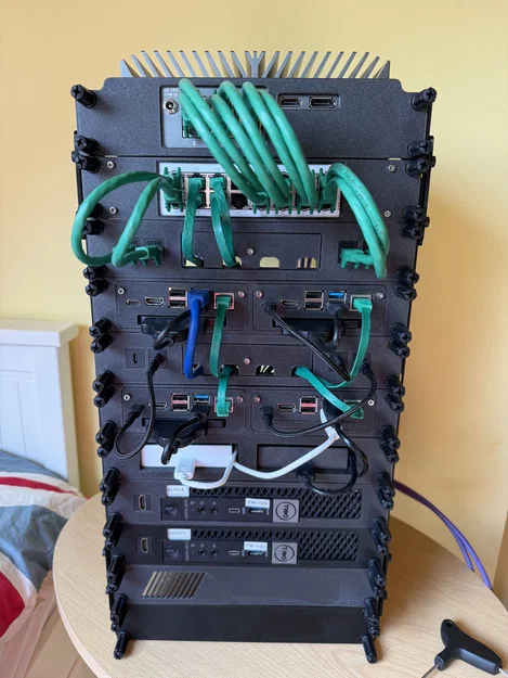 Giá đỡ Raspberry Pi 4 dạng module cho tủ rack 10 inch Homelab - Image 11