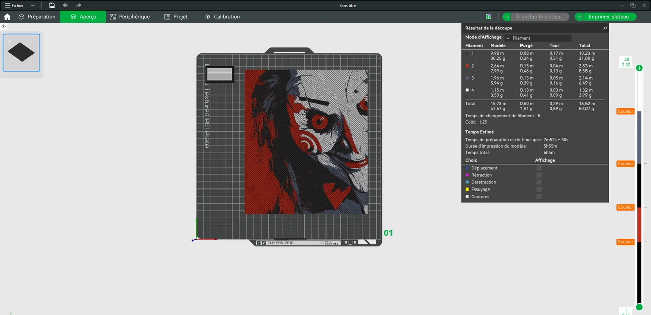 Mô hình HueForge Billy (Saw) - Trang trí tường theo phong cách kinh dị - Image 3