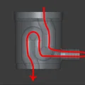 Bộ chuyển hướng nước mưa tùy chỉnh (Parametrized Rain Pipe Diverter) - Thumbnail 3