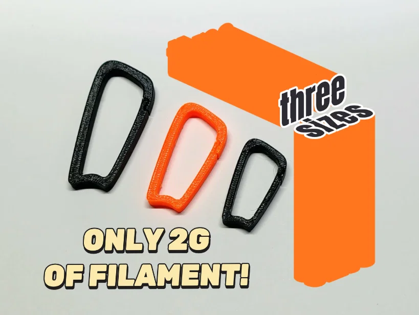 Móc khóa Carabiner đơn giản và tinh tế - Image 1