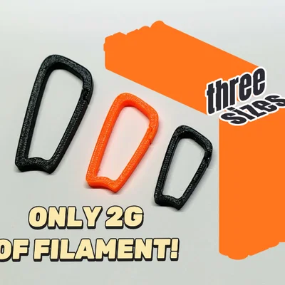 Móc khóa Carabiner đơn giản và tinh tế