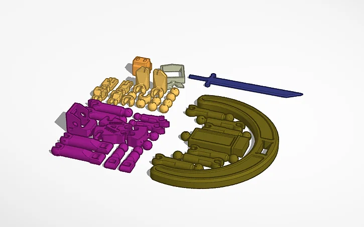 Mô hình nhân vật khớp nối Stick Figure linh hoạt - File in 3D - Image 1