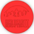 Miếng lót ly Red Dead Redemption 2 - Thiết kế 3D in đa màu - Thumbnail 3