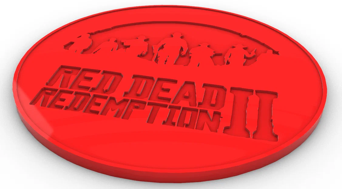 Miếng lót ly Red Dead Redemption 2 - Thiết kế 3D in đa màu - Image 4