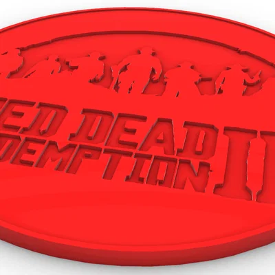 Miếng lót ly Red Dead Redemption 2 - Thiết kế 3D in đa màu