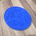 Đế lót ly hình Nàng tiên cá Disney - Thumbnail 1