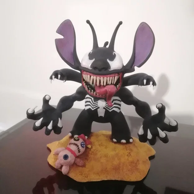 ĐẾ DÀNH CHO MÔ HÌNH STITCH-VENOM MIỄN PHÍ CỦA LUIGIDESIGN - Image 5