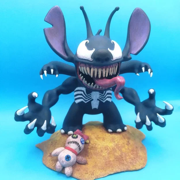 ĐẾ DÀNH CHO MÔ HÌNH STITCH-VENOM MIỄN PHÍ CỦA LUIGIDESIGN - Image 8