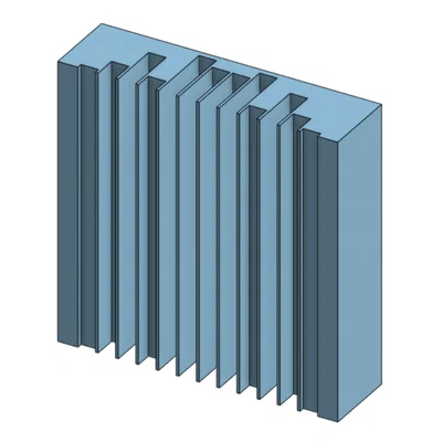 Tấm tán âm Quadratic Diffuser Panel tối ưu âm học phòng nghe