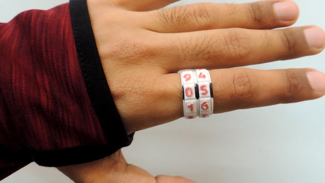 Nhẫn đếm số nhẹ nhất thế giới 1g (Chế độ Vase/Spiral) - Phụ kiện đan lát không thể thiếu! - Image 1