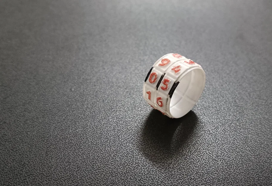 Nhẫn đếm số nhẹ nhất thế giới 1g (Chế độ Vase/Spiral) - Phụ kiện đan lát không thể thiếu! - Image 2