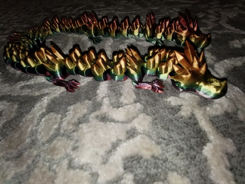 Mô hình rồng khớp nối 3D (Articulated Dragon) - In tại chỗ cực đẹp - Image 2