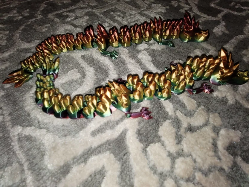 Mô hình rồng khớp nối 3D (Articulated Dragon) - In tại chỗ cực đẹp - Image 3