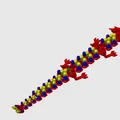 Mô hình rồng khớp nối 3D (Articulated Dragon) - In tại chỗ cực đẹp - Thumbnail 5