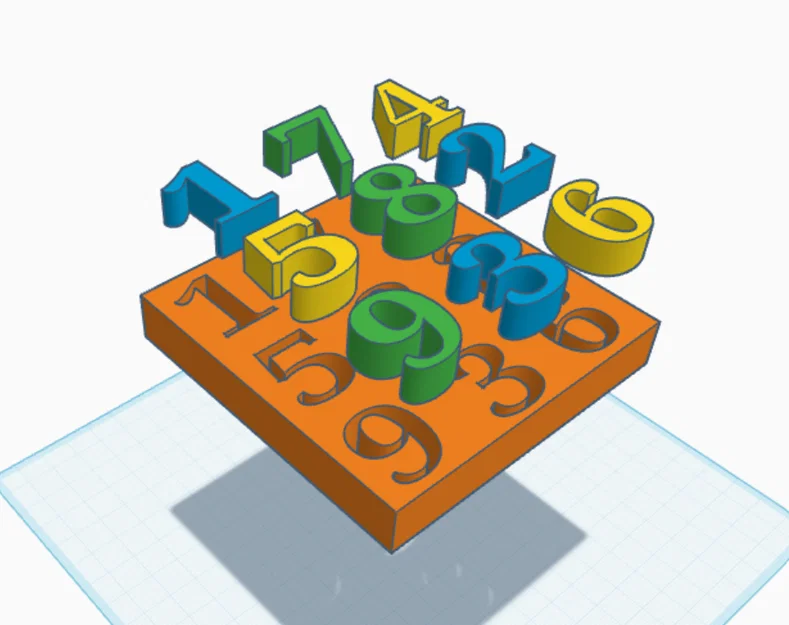 Mô hình đồ chơi giáo dục tìm con số cho bé in 3D tại nhà - Image 1