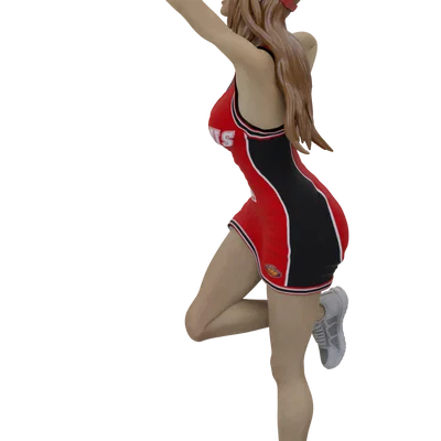 Mô hình 3D cô gái chơi bóng rổ năng động - Unnecessary Clothes 01