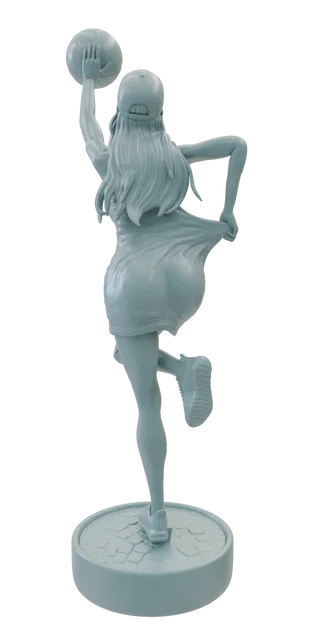 Mô hình 3D cô gái chơi bóng rổ năng động - Unnecessary Clothes 01 - Image 4