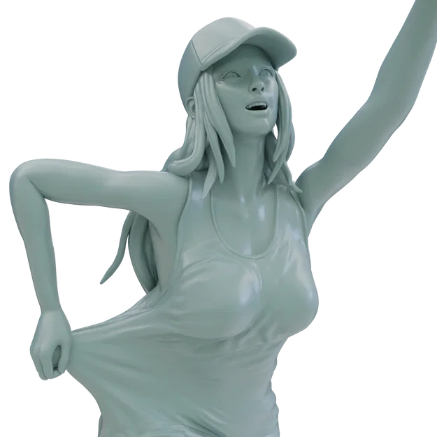 Mô hình 3D cô gái chơi bóng rổ năng động - Unnecessary Clothes 01 - Image 6