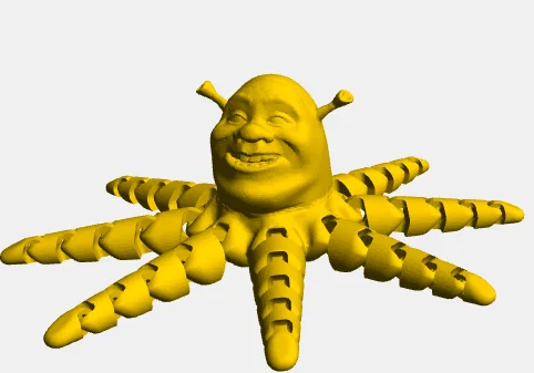 Mô hình 3D Shrektopus độc lạ: Bạch tuộc đầu Shrek vui nhộn - Image 1