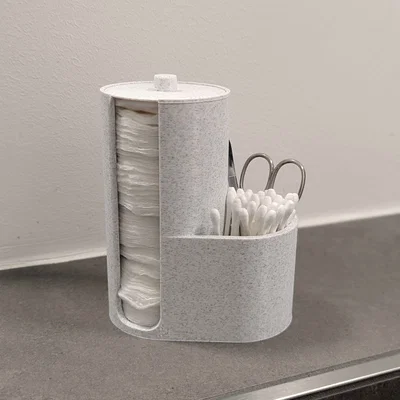 Hộp đựng bông tẩy trang và dụng cụ trang điểm 3D tiện lợi