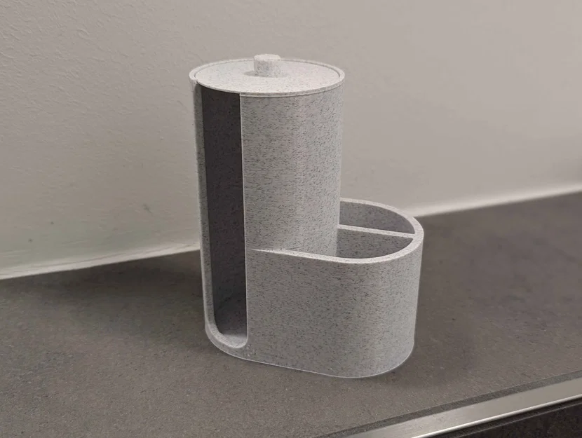 Hộp đựng bông tẩy trang và dụng cụ trang điểm 3D tiện lợi - Image 3