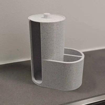 Hộp đựng bông tẩy trang và dụng cụ trang điểm 3D tiện lợi