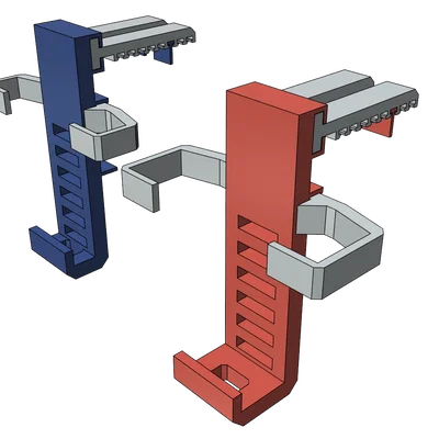 Giá đỡ điện thoại trên ô tô - Dễ in, không cần support