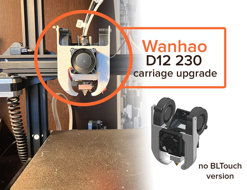 Cụm X carriage cho Wanhao D12 230 - Nâng cấp quạt tản nhiệt - Image 1