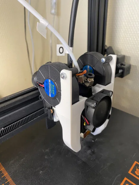 Cụm X carriage cho Wanhao D12 230 - Nâng cấp quạt tản nhiệt - Image 4