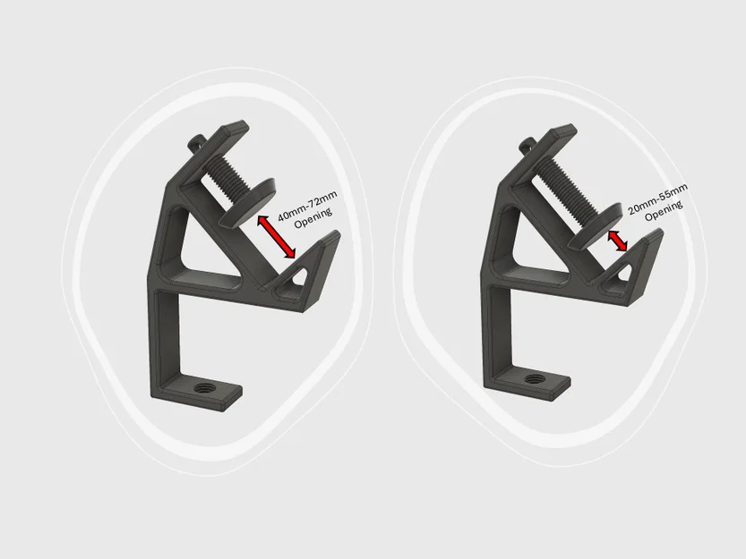 Kẹp Cố Định Ổ Cắm Điện Trên Bàn (Power Strip Desk Clamp) - Image 3