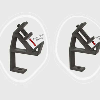 Kẹp Cố Định Ổ Cắm Điện Trên Bàn (Power Strip Desk Clamp)