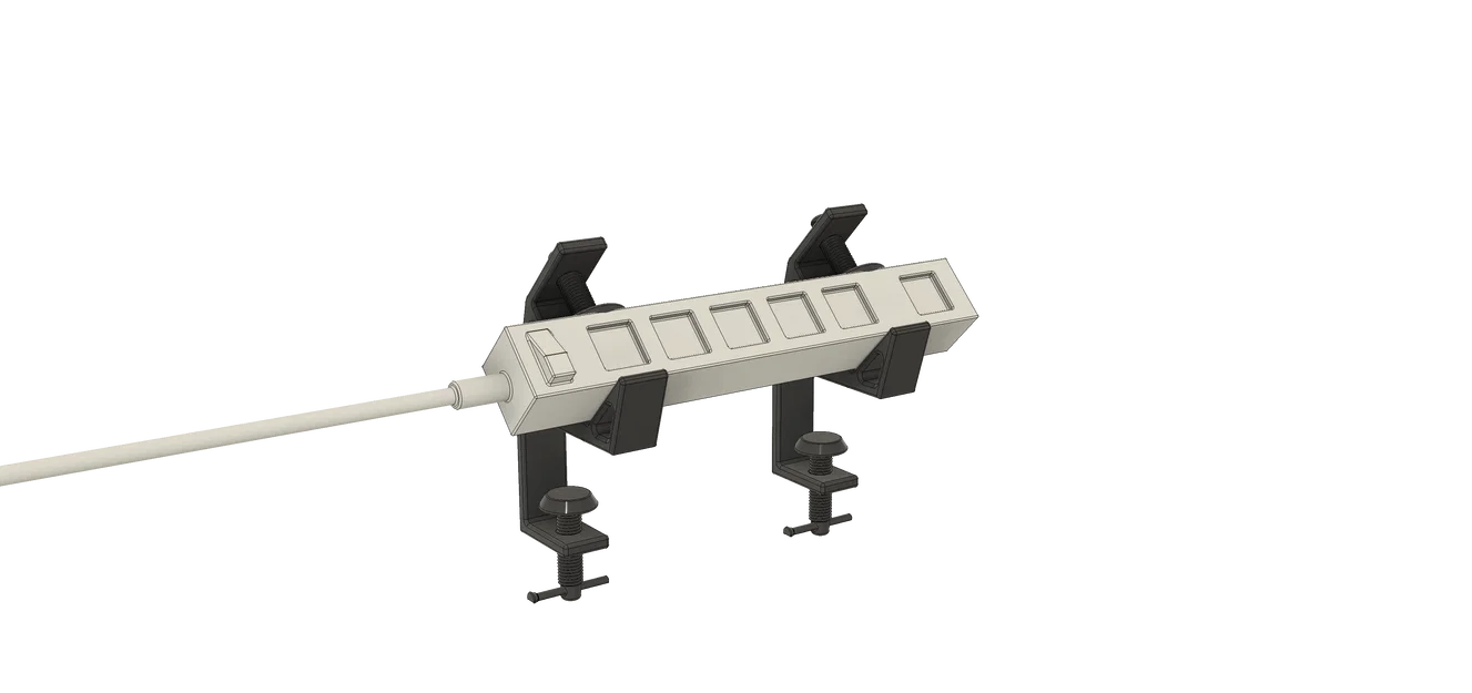 Kẹp Cố Định Ổ Cắm Điện Trên Bàn (Power Strip Desk Clamp) - Image 5