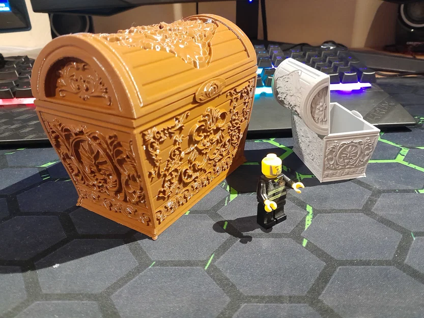 Mô hình 3D rương kho báu cổ điển (Vintage Chest) siêu sang - Image 2