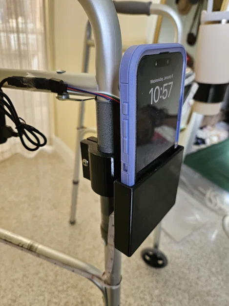 Giá đỡ điện thoại gắn khung tập đi Walker - Image 2