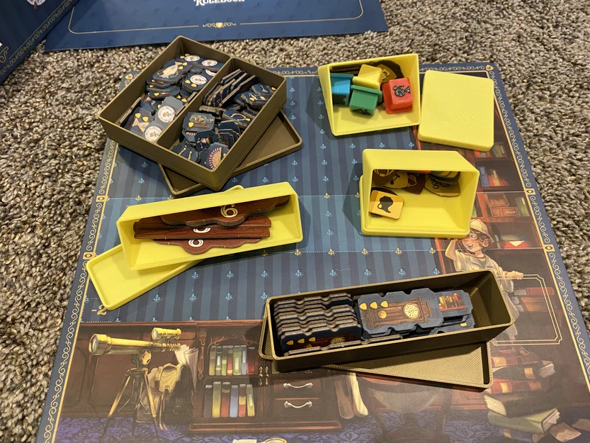 Bộ khay sắp xếp và linh kiện nâng cấp cho board game Art Society - Image 1