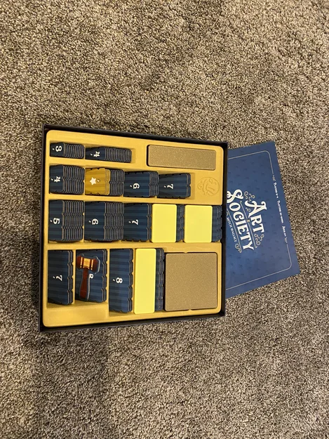 Bộ khay sắp xếp và linh kiện nâng cấp cho board game Art Society - Image 9