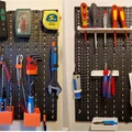 Bộ giá treo dụng cụ 3D cho bảng pegboard Parkside (Lidl) - Thumbnail 1