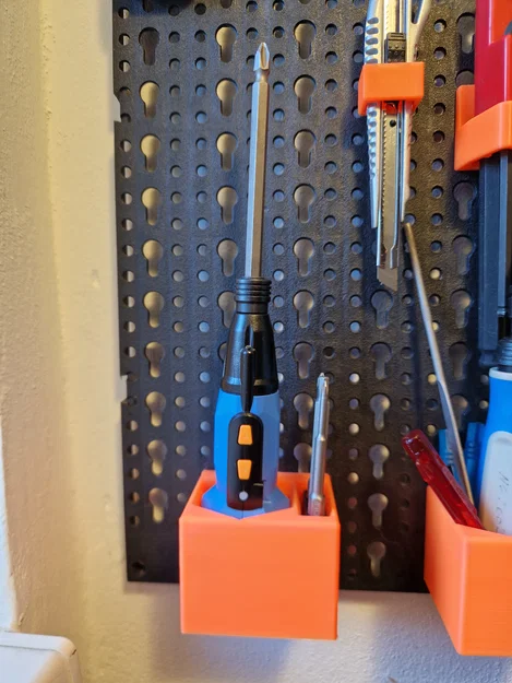 Bộ giá treo dụng cụ 3D cho bảng pegboard Parkside (Lidl) - Image 2